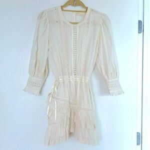 LoveShackFancy Dress Size XS Off-white Size:extra small